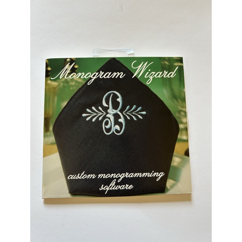 PRE-OWNED Needleheads Monogram Wizard Embroidery Software Software *READ*